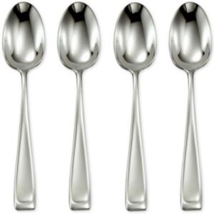 Oneida Moda 4-Piece Dinner Spoon Set – Stainless Steel – Modern Flatware – NWT